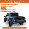 imageHooke Road Truck Bed Wheel Well Tool Box and Drawer System wMOLLE Panel for Jeep Gladiator JT Toyota Tacoma Chevy Colorado amp GMC Canyon 52 Bed Waterproof Steel Storage Box with Lock Keys