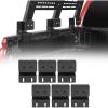 imageHooke Road Bed Rack Tonneau Mounting Brackets Compatible with 20052023 Toyota Tacoma 2nd 3rd Gen Trucks 6Pcs Tonneau Cover Adapters only Work with Selected Hooke Road Bed Racks