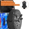 image:imageHooke Road 2PCS Universal Fit Gas Can Spare Tire Mount Brackets Quick Release Camping Tool Storage Racks for Rotopax Fuel Can Water Tanks Offroad Accessory