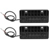 image:imageHooke Road 2PCS White LED Camping Scene Lights for Jeep amp Truck Roof Racks  Works with Hooke Road Roof Racks Aluminum Crossbars 1800LM Waterproof Wide Lighting Area Tenting Use Easy Installation