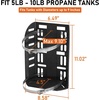 image:imageHooke Road 5lb 10lb Propane Tank Mount Universal Fit for Truck Jeep Trailer  Mount on Bed Rack Cargo Rack QuickRelease Strap Offroad Propane Tank Holder Bracket Overlanding Camping Trip Accessory