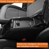 image:imageHooke Road Center Console Safe Box for 20152022 Chevy Colorado GMC Canyon  No Drill Install Password Lockable Vault Sturdy Steel Lock Box Insert Armrest Storage Secure Organizer