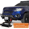image:imageHooke Road Colorado Front Winch Bumper wBull Bar for 20152020 Chevy Colorado Excluding ZR2 Offroad Steel Bumper Guard with LED Lights amp Dring Mounts