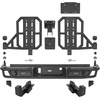 image:imageHooke Road Colorado Rear Bumper Swing Out Tire Carrier for 20152022 Chevy Colorado Exclude ZR2 amp GMC Canyon Offroad Bumper with Dual Jerry Can Mount Panel