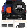 image:imageHooke Road Colorado Rear Bumper Swing Out Tire Carrier for 20152022 Chevy Colorado Exclude ZR2 amp GMC Canyon Offroad Bumper with Dual Jerry Can Mount Panel