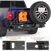 image:imageHooke Road Colorado Rear Bumper Swing Out Tire Carrier for 20152022 Chevy Colorado Exclude ZR2 amp GMC Canyon Offroad Bumper with Dual Jerry Can Mount Panel