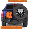 image:imageHooke Road Colorado Rear Bumper Swing Out Tire Carrier for 20152022 Chevy Colorado Exclude ZR2 amp GMC Canyon Offroad Bumper with Dual Jerry Can Mount Panel