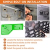 image:imageHooke Road Colorado Side Bed MOLLE Panel Cargo Rack for 20152022 Chevy Chevrolet Colorado amp GMC Canyon 52 Bed  2PCS Wheel Well Tool Storage Organizer