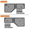 image:imageHooke Road Colorado Side Bed MOLLE Panel Cargo Rack for 20152022 Chevy Chevrolet Colorado amp GMC Canyon 52 Bed  2PCS Wheel Well Tool Storage Organizer