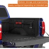 image:imageHooke Road Colorado Side Bed MOLLE Panel Cargo Rack for 20152022 Chevy Chevrolet Colorado amp GMC Canyon 52 Bed  2PCS Wheel Well Tool Storage Organizer