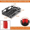 image:imageHooke Road Double Jerry Can Holder 53 Gallon Mount Brackets for Rotopax Fuel Cans Water Tanks Compatible with Hooke Road Jeep and Truck Roof Racks