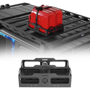 image:imageHooke Road Double Jerry Can Holder 53 Gallon Mount Brackets for Rotopax Fuel Cans Water Tanks Compatible with Hooke Road Jeep and Truck Roof Racks