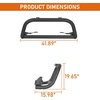 image:imageHooke Road 1418 Forester Tubular Bull Bar Front Bumper Guard for Subaru Forester 2014 2015 2016 2017 2018 Offroad Heavy Duty Steel Rally Push Bar with 2 Light Mounts Bolton Installation