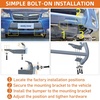 image:imageHooke Road 1418 Forester Tubular Bull Bar Front Bumper Guard for Subaru Forester 2014 2015 2016 2017 2018 Offroad Heavy Duty Steel Rally Push Bar with 2 Light Mounts Bolton Installation