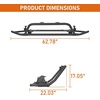 image:imageHooke Road 1418 Forester Tubular Front Bumper Bull Bar Rally Push Bar for 20142018 Subaru Forester Offroad Sturdy Steel Grille Guard with 4 Light Mount Tabs Nodrill Installation
