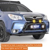 image:imageHooke Road 1418 Forester Tubular Front Bumper Bull Bar Rally Push Bar for 20142018 Subaru Forester Offroad Sturdy Steel Grille Guard with 4 Light Mount Tabs Nodrill Installation