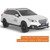 image:imageHooke Road 1519 Outback Rally Light Bar Steel Bumper for 20152019 Subaru Outback Front Bull Bar Push Bar with 4 Light Tabs Bolton Installation