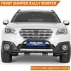 image:imageHooke Road 1519 Outback Rally Light Bar Steel Bumper for 20152019 Subaru Outback Front Bull Bar Push Bar with 4 Light Tabs Bolton Installation