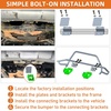 image:imageHooke Road 1519 Outback Rally Light Bar Steel Bumper for 20152019 Subaru Outback Front Bull Bar Push Bar with 4 Light Tabs Bolton Installation