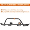 image:imageHooke Road 1519 Outback Rally Light Bar Steel Bumper for 20152019 Subaru Outback Front Bull Bar Push Bar with 4 Light Tabs Bolton Installation