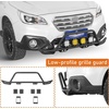 image:imageHooke Road 1519 Outback Rally Light Bar Steel Bumper for 20152019 Subaru Outback Front Bull Bar Push Bar with 4 Light Tabs Bolton Installation