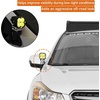 image:imageHooke Road 2PCS Hood Ditch Light Mounting Brackets for Subaru XV Crosstrek 2013 2014 2015 2016 2017 Solid Black Steel APillar Auxiliary Offroad Pod Light Mounts