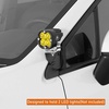 image:imageHooke Road 2PCS Hood Ditch Light Mounting Brackets for Subaru XV Crosstrek 2013 2014 2015 2016 2017 Solid Black Steel APillar Auxiliary Offroad Pod Light Mounts