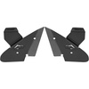 image:imageHooke Road 2PCS Hood Ditch Light Mounting Brackets for Subaru XV Crosstrek 2013 2014 2015 2016 2017 Solid Black Steel APillar Auxiliary Offroad Pod Light Mounts