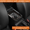 image:imageHooke Road Center Console Safe Lockbox Insert Armrest Storage for 20132017 Subaru XV Crosstrek Heavy Duty Safety Password Lock Box Vault Black Steel
