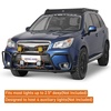 image:imageHooke Road Forester Rally Front Bumper Brush Guard for 20142018 Subaru Forester Sturdy Nugde Bull Bar with 4 Light Tabs NoDrill Installation
