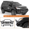 image:imageHooke Road GX460 Full Width Front Bumper wTube Grille Guard for 20102023 Lexus GX460 Offroad Bumper with Winch Plate Dring Mounts amp 4LED Lights Black Steel