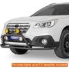 image:imageHooke Road Outback Front Bumper Nudge Bull Bar for Subaru Outback 2015 2016 2017 2018 2019 Rally Tubular Steel Bumper Guard with 4 Light Mounting Tabs NoDrill Installation