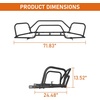 image:imageHooke Road Outback Rally Front Bumper Brush Guard for 20152019 Subaru Outback Sturdy Nugde Bull Bar with 4 Light Tabs NoDrill Installation