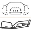 image:imageHooke Road Outback Rally Front Bumper Brush Guard for 20152019 Subaru Outback Sturdy Nugde Bull Bar with 4 Light Tabs NoDrill Installation
