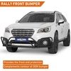 image:imageHooke Road Outback Rally Front Bumper Brush Guard for 20152019 Subaru Outback Sturdy Nugde Bull Bar with 4 Light Tabs NoDrill Installation