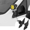 image:imageHooke Road 2PCS Hood Ditch Light Mounting Brackets for Subaru XV Crosstrek 2013 2014 2015 2016 2017 Solid Black Steel APillar Auxiliary Offroad Pod Light Mounts