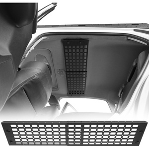 image:imageHooke Road Crosstrek Overhead MOLLE Panel Cargo Rack for 20132017 Subaru XV Crosstrek Rear Top Storage Steel Shelf Tool Organizer NoDrill Installation