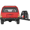 image:imageHooke Road XJ Rear Bumper Swing Out Tire Carrier for 19842001 Jeep Cherokee XJ Offroad Steel Bumper with Camping Tailgate Table Hitch Receiver DRings