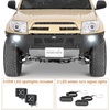 image:imageHooke Road 0305 4Runner Grizzly Front Bumper for 20032005 Toyota 4Runner 4th Gen Full Width Design for Street Driving amp Trail Protection Sturdy Steel Bumper with Skid Plate LED Lights