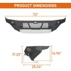 image:imageHooke Road 0305 4Runner Grizzly Front Bumper for 20032005 Toyota 4Runner 4th Gen Full Width Design for Street Driving amp Trail Protection Sturdy Steel Bumper with Skid Plate LED Lights