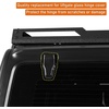 image:imageHooke Road 2PCS JL Rear Window Hinge Covers Back Glass Bracket Protector for 20182026 Jeep Wrangler JL JLU Liftgate Hings Trim Plastic Caps