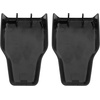image:imageHooke Road 2PCS JL Rear Window Hinge Covers Back Glass Bracket Protector for 20182026 Jeep Wrangler JL JLU Liftgate Hings Trim Plastic Caps