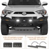 image:imageHooke Road 5th Gen 4Runner Front Winch Bumper for 20142024 Toyota 4Runner Exclude Limited Full Width Steel Bumper Guard with LED Lights and Skid Plate