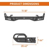 image:imageHooke Road 5th Gen 4Runner Tubular Rear Bumper for 20102024 Toyota 4Runner Lightweight Steel Tube Style Bumper for Overlanding Includes 2 LED Lights amp DRing Mounts