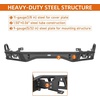 image:imageHooke Road 5th Gen 4Runner Tubular Rear Bumper for 20102024 Toyota 4Runner Lightweight Steel Tube Style Bumper for Overlanding Includes 2 LED Lights amp DRing Mounts