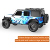 image:imageHooke Road 6 Wide Side Step Running Boards for 20182026 Jeep Wrangler JL 4 Doors Only JLU Rock Slider Rails Nerf Bars with Stainless Steel Step Pads