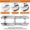 image:imageHooke Road 6 Wide Side Step Running Boards for 20182026 Jeep Wrangler JL 4 Doors Only JLU Rock Slider Rails Nerf Bars with Stainless Steel Step Pads