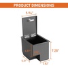 image:imageHooke Road Center Console Safe Lockbox for 20032009 Toyota 4Runner 4th Gen  Insert Armrest Storage Safety Password Lock Box Heavy Duty Steel Vault