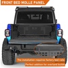 image:imageHooke Road Gladiator Front Bed MOLLE Panel Cargo Rack for 20202026 Jeep Gladiator JT Bed Rails Only  Solid Steel Luggage Security Storage Truck Organizer