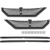 image:imageHooke Road JL Aluminum Front Door Pockets Storage Net Replacement for 20182026 Jeep Wrangler JL Gladiator JT Manual Seat Only 2 PCS Door Pocket InsertsFront Door Pockets